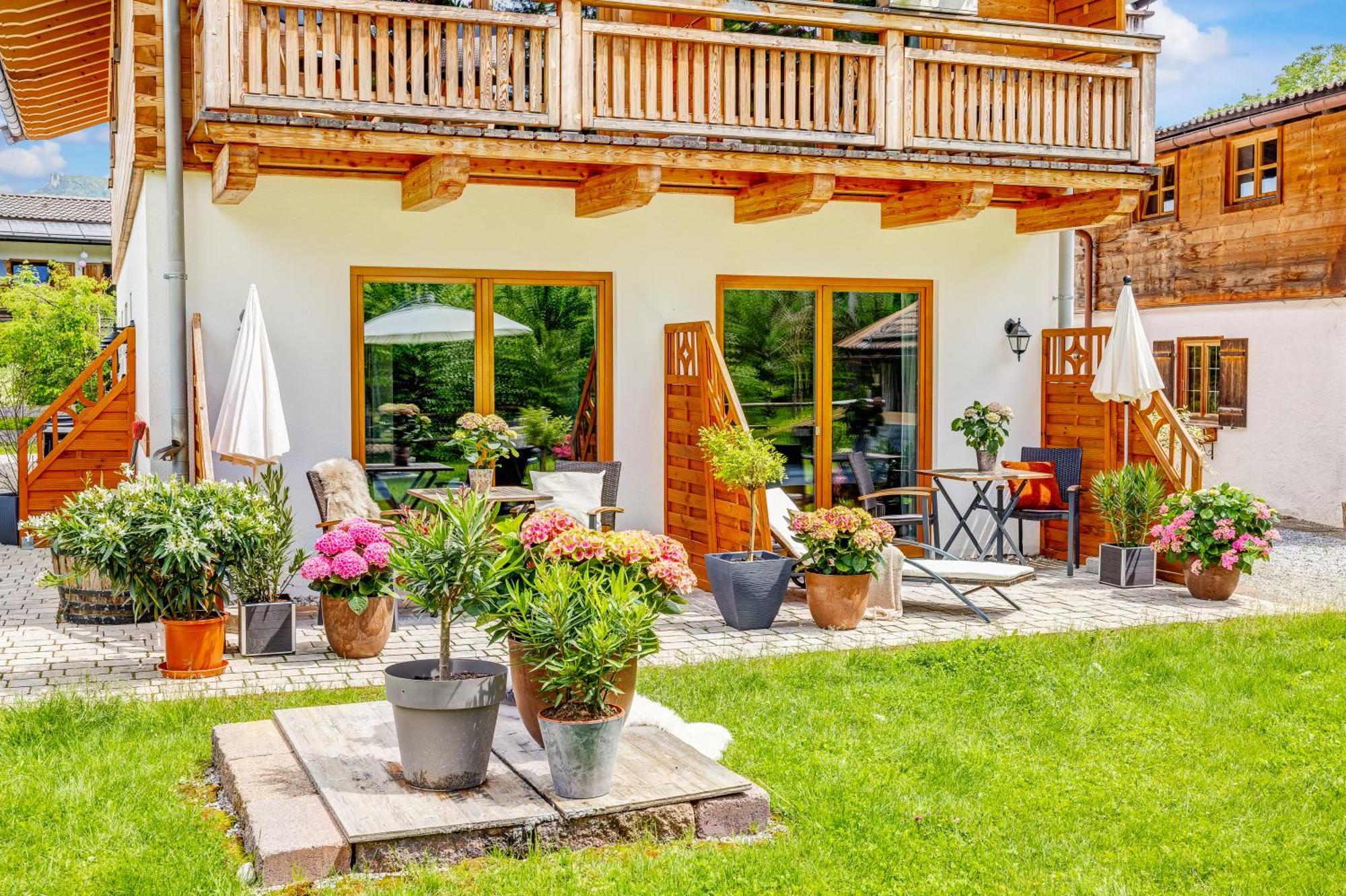 Landhaus Trinis - Kleine Kaffee Tee Theke Mit Kuehlschrank - Parkplatz Rottach-Egern Exterior foto